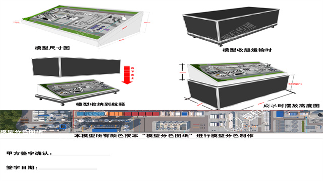 生产线工业模型