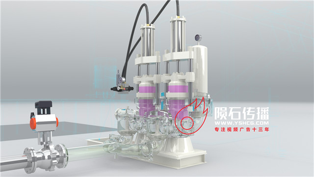 压滤机+柱塞泵产品动画