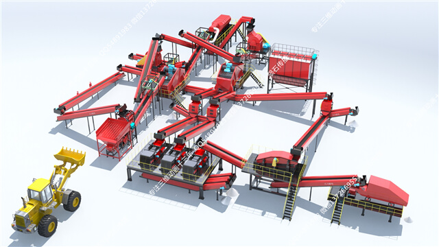 垃圾焚烧炉渣分选工艺