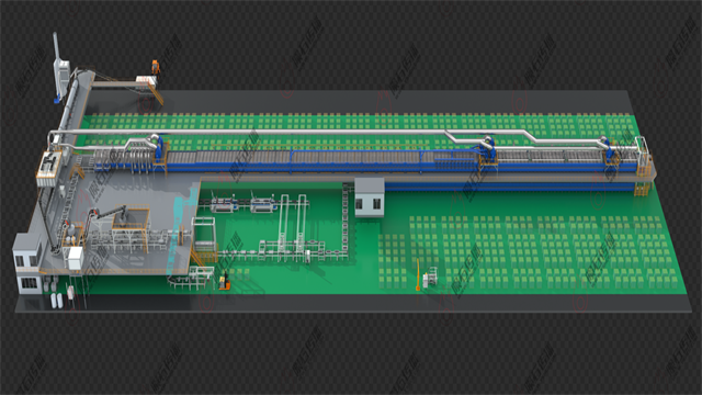 吸声板窑炉生产线工艺流程